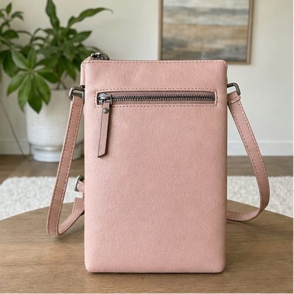 Navy Zip Crossbody Bag